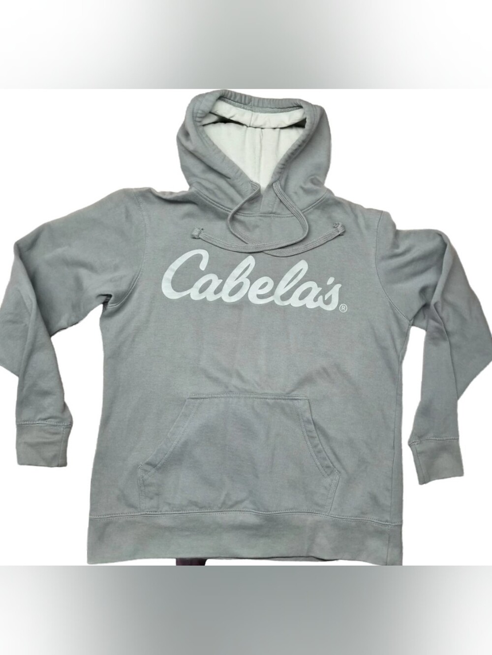 Cabela's Pullover Hoodie Script Logo Size Small
